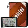 Trading Card Binder 9 Pocket - Football Card Binder with Sleeves 900 Double Sided Pockets Sports Trading Cards Album Cards Holder Protectors Set Fit for Game Cards, Sports Cards view 1