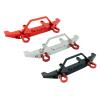 Aluminum CNC Front Bumper with Winch Fixed for 1/16 WPL C14 C24 C24-1 C54 CB05S RC Car Upgrade Parts Accessories(Red) view 2