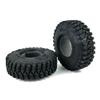 2pcs 1.9 inch Rubber Voodoo klr Tires 105x35mm Compatible with 1:10 RC Crawler TF2 view 3