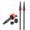 2pcs Metal Steel Front and Rear Drive Shaft Compatible with IX Flux XL 1/8 RC Car Upgrade view 2