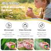 Alotwan Kids Microscope Digital 1000X Zoom, Mini Pocket Handheld Microscope Portable Travel Toys, HD Photo & Video with 8GB SD Card, Christmas Birthday Gifts for Girls, STEM Toys for Toddlers Age 3-8 view 2