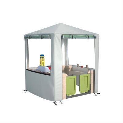 Outdoor Kids Playhouse Cover 600D Heavy Duty Waterproof Play House Covers Suitable for All Around Playtime Patio with Canopy Playset 49.5" W x 49.5" D x 60.2" H Beige