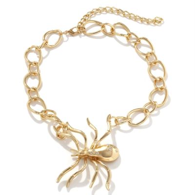 ZYIBPMSJKQCFK Bohemian Insect Pendant Vintage Handmade Necklace,golden,38+10cm