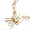 ZYIBPMSJKQCFK Bohemian Insect Pendant Vintage Handmade Necklace,golden,38+10cm view 2