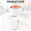 12pcs Mini Coffee Cups, 6 Styles Resin Miniature Coffee Mugs with 12 Saucers Small Tiny Resin Drink Charms for Micro Landscape Decor Keychain Earring Making view 2