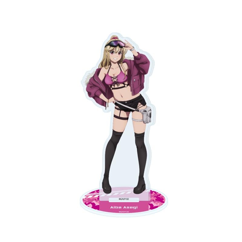 A3 Strike The Blood 02 Indigo Feather Asani Military Ver.[Illustration Drawing] Acrylic Stand