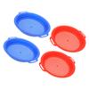Abaodam 4Pcs Sand Sifters Plastic Beach Strainers for Shells and Sand Sifting for Outdoor Family Fun Gardening and Travel view 1