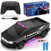 Cheffun Remote Control Car, 1:22 RC Trucks Police Car Toy for Boys, RC Car with Light and Loadspace, 4WD Electric Vehicle Toys, Birthday Gifts for Boys/Girls Age 4 5 6 7 8 9 10-12+ view 1