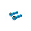 Ancalos 10Pcs Metal M2.5 Link Rod Tie Rod End Ball Joint for Ancalos A959 12428 144001 WPL C14 C24 MN D90 MN99S Upgrades Parts,8 - (Color: Black) view 4