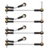 Ancalos 4 Set SteeR1ng Pull Rod Servo Rod Upgrade Parts For WPL B14 B24 B16 B36 C14 C24 C44 1/16 RC Car Accessories - (Color: Black Silver) view 1
