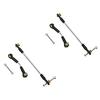 Ancalos 4 Set SteeR1ng Pull Rod Servo Rod Upgrade Parts For WPL B14 B24 B16 B36 C14 C24 C44 1/16 RC Car Accessories - (Color: Black Silver) view 2