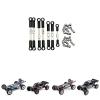 Ancalos 14Pcs Front Rear Tie Rod Servo Link Rod With Ball Head Screw For Ancalos 144001 144010 124017 124019 RC Car Spare Parts - (Color: Black Silver) view 3
