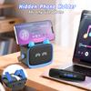 Mini Karaoke Machine Toys Gifts,Kids Portable MP3 Player with 2 Wireless Microphone and LED,Christmas Birthday Gifts for Girls Boys 3 4 5 6 7 8+ Year Old (Blue) view 2