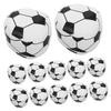 BCOATH 12Pcs Mini Soccer Bean Bags for Tossing Game Pocket Sized Soft Bags for Family Outdoor Activities and Classroom Fun Promote Coordination and Bonding view 1