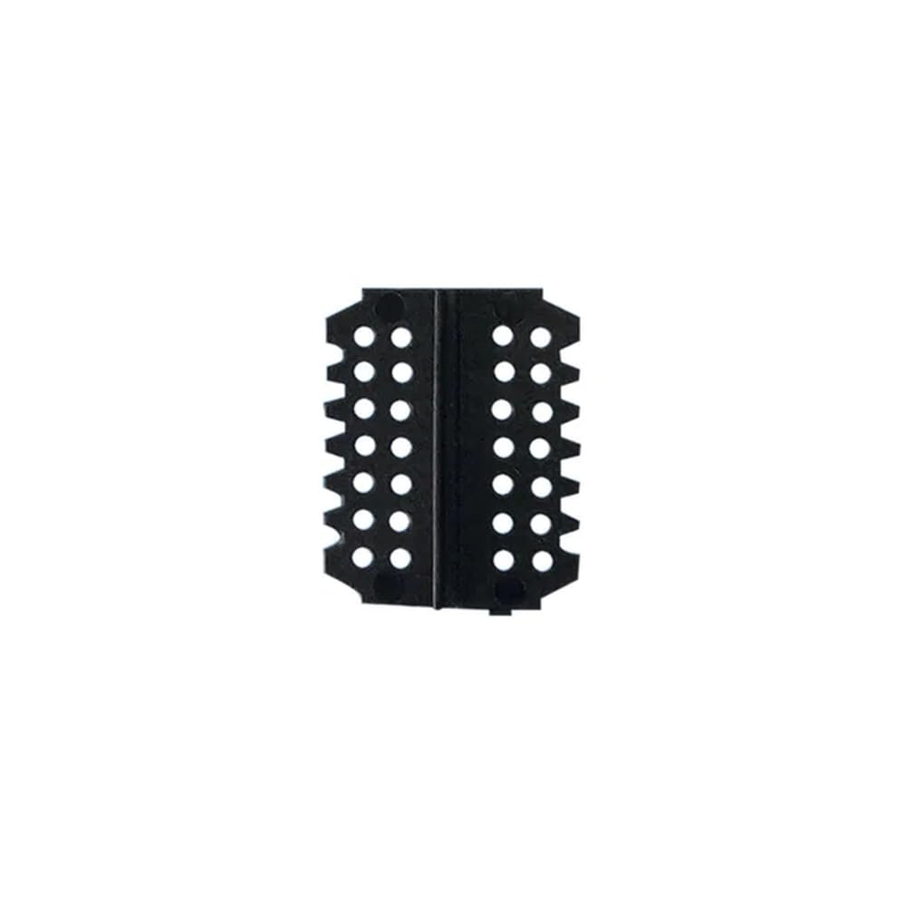 20 Pcs Light Hinges For RC Airplanes Model Replacement Parts Compatible With Various RC Aircraft(20 PCS BLACK)