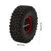 1.9 Inch RC Tires Beadlock Wheel Rim Upgrade Parts Rubber Tyre Strong Grip for Traxxas Hsp Redcat Tamiya D90 4pcs view 3
