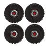 1.9 Inch RC Tires Beadlock Wheel Rim Upgrade Parts Rubber Tyre Strong Grip for Traxxas Hsp Redcat Tamiya D90 4pcs view 4