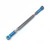 Ancalos Metal Adjustable SteeR1ng Linkage Servo Link Pull Rod Turnbuckle for MN D90 D99 MN-90 FJ-45 1/12 RC Car Crawler,Grey view 2