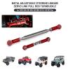 Ancalos Metal Adjustable SteeR1ng Linkage Servo Link Pull Rod Turnbuckle for MN D90 D99 MN-90 FJ-45 1/12 RC Car Crawler,Grey view 4