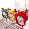 EPIPHQNY Balaclava, Antlers Christmas Caps for Children Thicken Plush White Furry Liner for Christmas Parties Accessories view 4