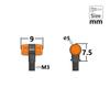 wheelfun 1/14 Plastic Warning Light Clearance Lamp for DIY Tamiyay Remote Control Tractor Truck Vo Fh16 Sc R620 Rc Lorry Tipper Model(Red and Yellow) view 2