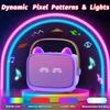 Mini Karaoke Machine Toys Gifts,Kids Portable MP3 Player with 2 Wireless Microphone and LED,Christmas Birthday Gifts for Girls Boys 3 4 5 6 7 8+ Year Old (Purple) view 4