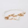 Bohemian Splicing Pearl Chain Metal Chain Accessories,golden,48cm view 2