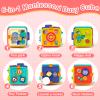 Covsen Montessori Toy for 1+ Year Old Girl Gift  6-in-1 Busy Board for Toddlers 1 2 3 4 Year Old  Educational Sensory Early Development Toys First 1st Birthday Gifts for Kids view 2