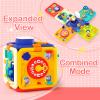 Covsen Montessori Toy for 1+ Year Old Girl Gift  6-in-1 Busy Board for Toddlers 1 2 3 4 Year Old  Educational Sensory Early Development Toys First 1st Birthday Gifts for Kids view 4
