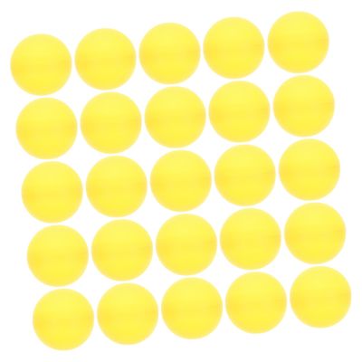 Milisten 25Pcs Yellow Plastic Lottery Balls Hollow Ball for Game Parties Raffles and Decorations Easy to Spot for Events and Celebrations