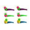 Yxinjy 6 Pcs Training Floating Blowing Balls Plastic BallsBall Blowing Toy Floating Blow Pipe Toys Party (Random Color) view 1