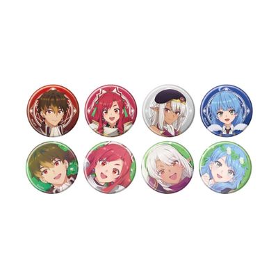TV Anime I Leaved A Rank Party, Aiming Deep in The Labyrinth with My Former Students 01 [Official Illustration] Tin Badge Box of 8