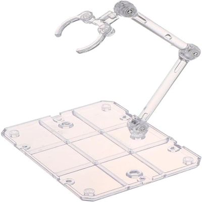Cauaoa Action Figure Stand, Display Holder Base, Doll Model Support Stand Compatible with 6" HG RG SD SHF 1/44 Toy Clear,Collectible Display and Storage