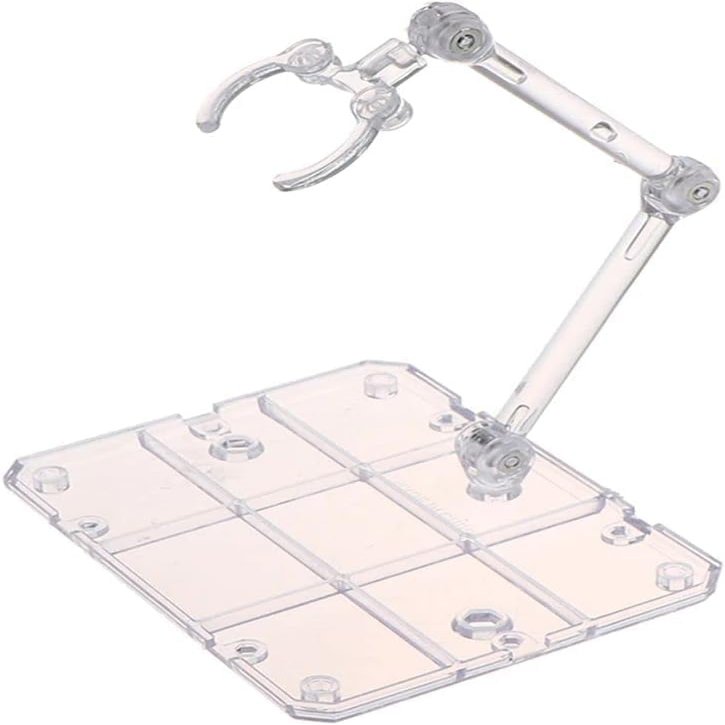 Cauaoa Action Figure Stand, Display Holder Base, Doll Model Support Stand Compatible with 6" HG RG SD SHF 1/44 Toy Clear,Collectible Display and Storage