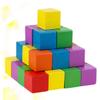 HANABASS 1Set Mini Wooden Craft Cube for Early Childhood Math Education Square Blocks for DIY Projects and Teaching view 2