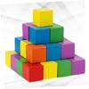 HANABASS 1Set Mini Wooden Craft Cube for Early Childhood Math Education Square Blocks for DIY Projects and Teaching view 4