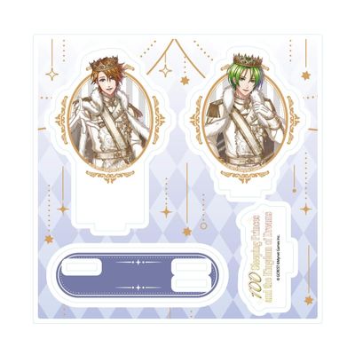 100 Sleeping Princes with The Kingdom of Dreams 28 Miya & Lido [Official Illustration] Acrylic Stand Plate