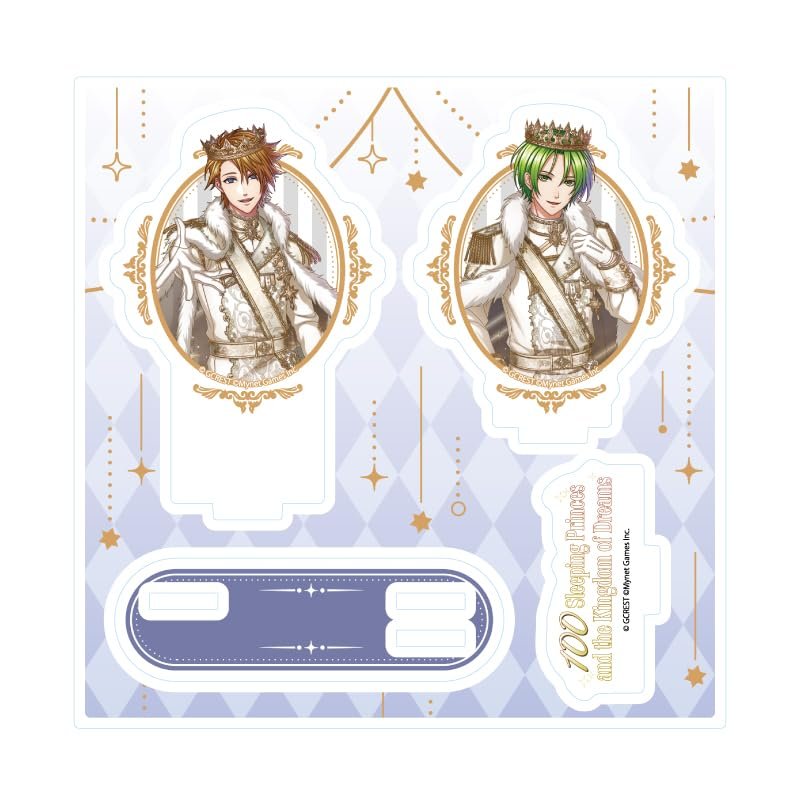 100 Sleeping Princes with The Kingdom of Dreams 28 Miya & Lido [Official Illustration] Acrylic Stand Plate