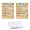 10 Set Summer Camp Letter Writing Kit with Envelopes 5. 12 x 7. 87 inch Outdoor Adventure Camp Game Card Campers Fill in the Blank Notes of Boys and Girls Camping Activity Counselor Gift (brown) view 1