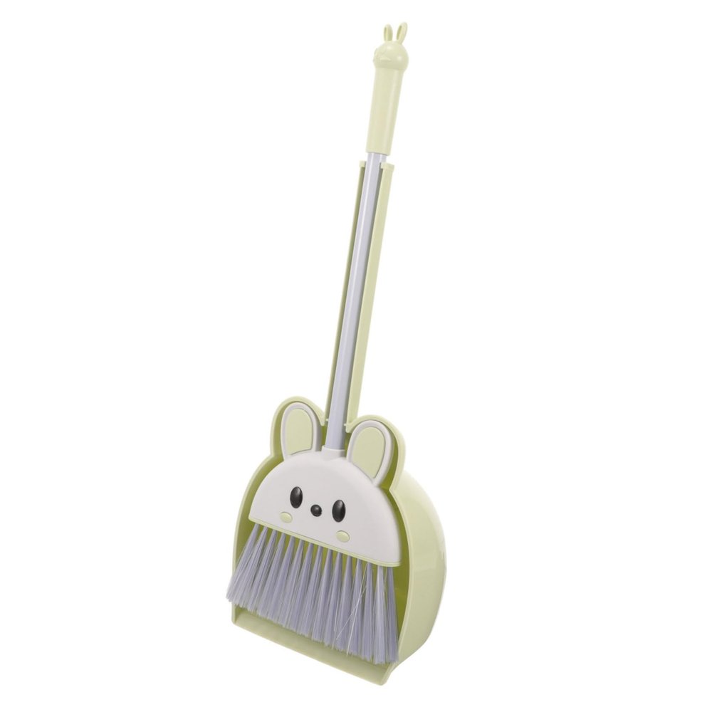 Beatifufu Mini Boys and Girls Broom Dustpan Set Boy Girl 's Cleaning Playset Broom Dustpan for and