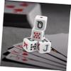 CVUTOVO 5Pcs Portable Poker Dice Fun Game Props for Family Gatherings Ktv and Bars Lightweight Dice for Entertainment and Decoration view 3