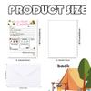 10 Set Summer Camp Letter Writing Kit with Envelopes 5. 12 x 7. 87 inch Outdoor Adventure Camp Game Card Campers Fill in the Blank Notes of Boys and Girls Camping Activity Counselor Gift (white) view 2