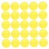 WEKAMOS 25Pcs Yellow Plastic Lottery Balls Hollow Pong Balls for Raffles Drawings Game Parties Event Decorations Easy to Recognize view 1
