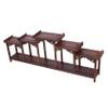 HOODANCOS Wooden Display Stand for Jewelry Action Figures Elegant Curio Rack Robust Construction view 1