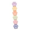 HORIALENCE 1Set Cartoon Cat Paw Shaped Highlighters of Cute Pastel Marking Pens for Journaling School Use and Color Coding Vibrant Colored Highlighter Markers for Home and Office view 1