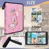 Cute Cat Card Binder, 4-Pocket Holder for 400 Game Cards, 4-Ring Zipper Album Case, Gifts for Girls, Kids & Trading Card Collectors view 2