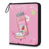 Cute Cat Card Binder, 4-Pocket Holder for 400 Game Cards, 4-Ring Zipper Album Case, Gifts for Girls, Kids & Trading Card Collectors view 3