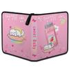Cute Cat Card Binder, 4-Pocket Holder for 400 Game Cards, 4-Ring Zipper Album Case, Gifts for Girls, Kids & Trading Card Collectors view 4