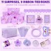 Teen Girl Gifts Trendy Stuff, Christmas Gifts for Tween & Teen Girls - 9 Wrapped Birthday Gifts 11 PCS, with Inspiring Tasks & Makeup Bag, Optimized Empowering Bow Gift Sets for Daughter Niece Sister view 3