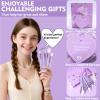 Teen Girl Gifts Trendy Stuff, Christmas Gifts for Tween & Teen Girls - 9 Wrapped Birthday Gifts 11 PCS, with Inspiring Tasks & Makeup Bag, Optimized Empowering Bow Gift Sets for Daughter Niece Sister view 4